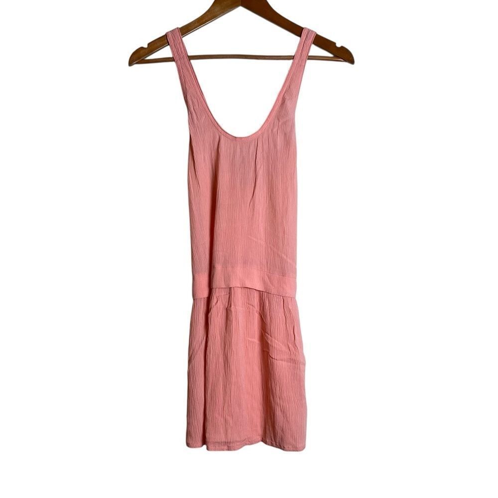 Wilfred coral criss cross slip dress. Size xs